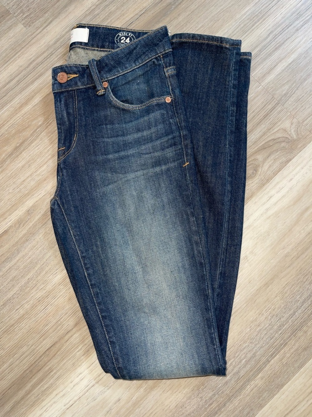 Marc by Marc Jacobs Straight-Leg Jeans in Dark Blue Wash